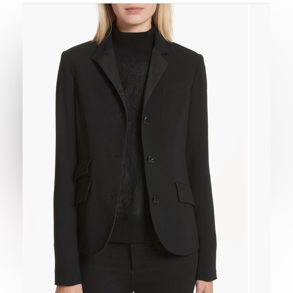 Like New Rag & Bone Slade Wool Blazer Jacket Black sz 2 XS - Picture 1 of 7